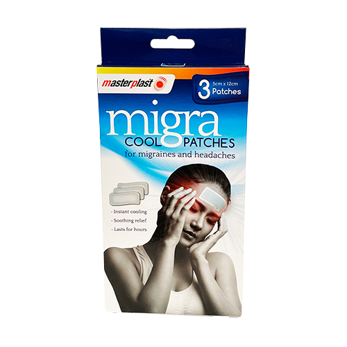 MASTERPLAST MIGRA COOL PATCHES 3 PACK MASTERPLAST MIGRA COOL PATCHES 3 PACK